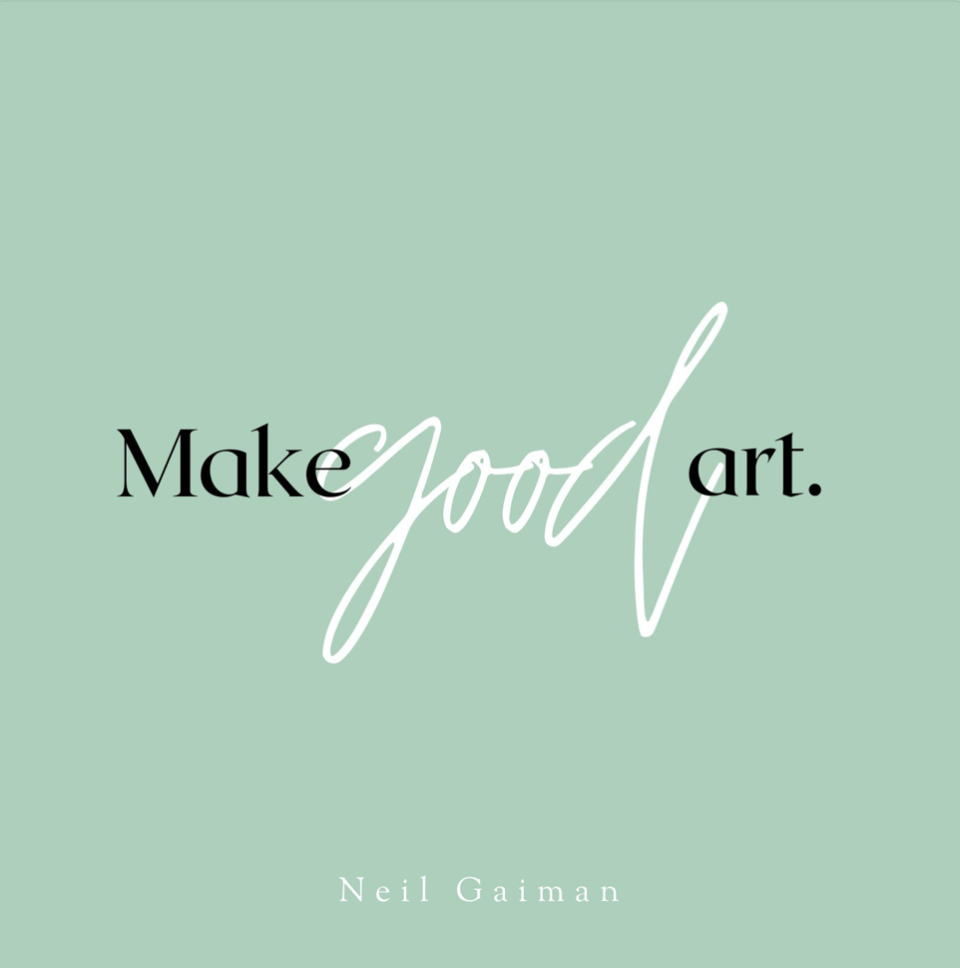 Green Typographic Quote Instagram Post